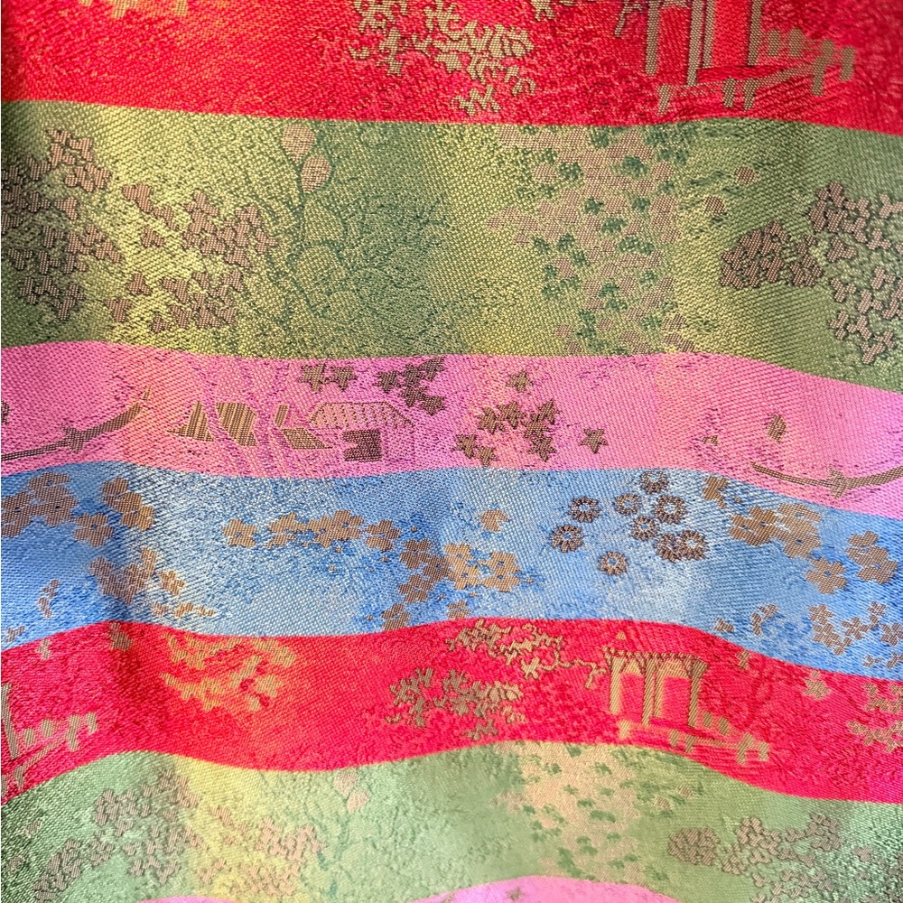Vintage Traditional From Hong Kong Kimono Dress Size Small Silk - Picture 13 of 15